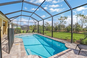 Outdoor pool, a heated pool - *NAPLES HOUSE WITH POOL near Marco Island (Naples)