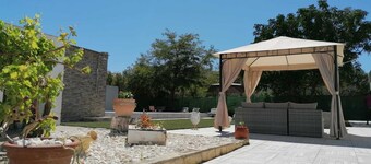 Villa Roxane terrace, garden