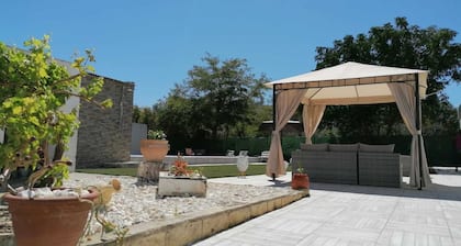 Villa Roxane terrace, garden