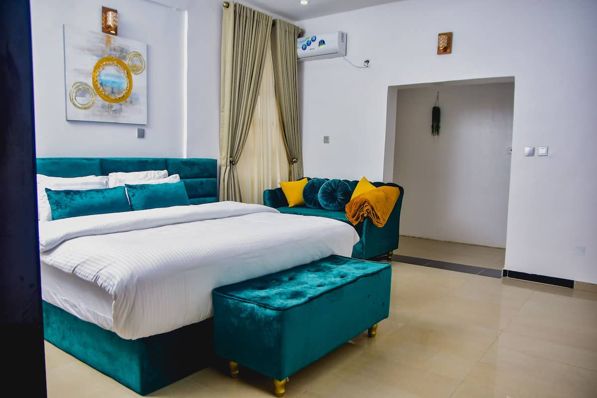 Studio Présidentiel | 1 chambre, bureau, Wi-Fi gratuit, draps fournis