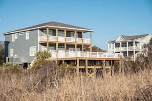 Exterior - Ocean Wind: Kid-friendly and Dog-friendly Ocean View Home with Private Pool (Oak Island)