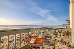 Balcony - Whale Watcher Condo #3 (Rockaway Beach)