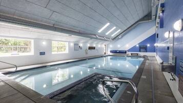 Indoor pool, a heated pool