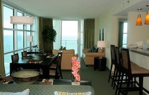 TV, DVD player, foosball, table tennis - One Bedroom Luxury Ocean View Condo, Myrtle Beach (2049374) (North Myrtle Beach)