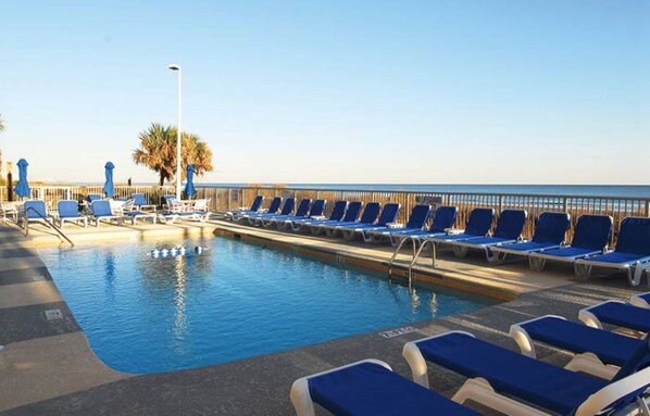 Indoor pool, outdoor pool
