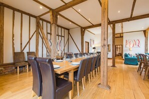 Dining - The Canterbury Barn by Bloom Stays - large barn sleeping up to 20. Ideal for hen parties (Canterbury,)