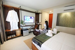 Ropa de cama de alta calidad, wifi gratis y ropa de cama