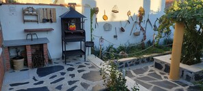 Terrace/patio - Casa Labradores Camarenilla with Swimming Pool, Barbecue, Games Room (Camarenilla)