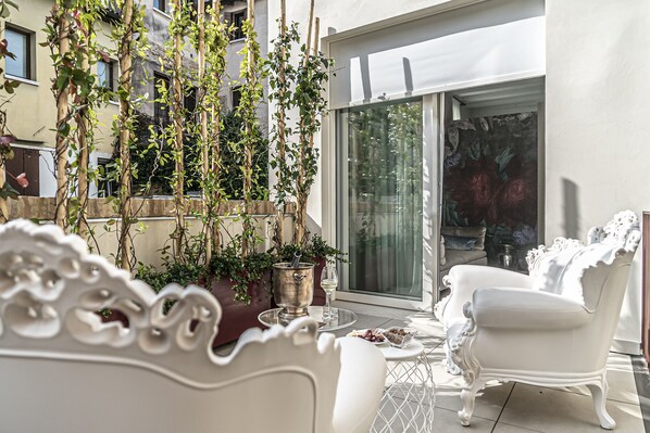 Exclusive-Apartment (Bomben) | Ausblick vom Zimmer