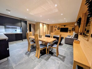 Dining - Modern apartment sleeps 8 people with Wi-Fi - Chatel Reservation (Châtel)