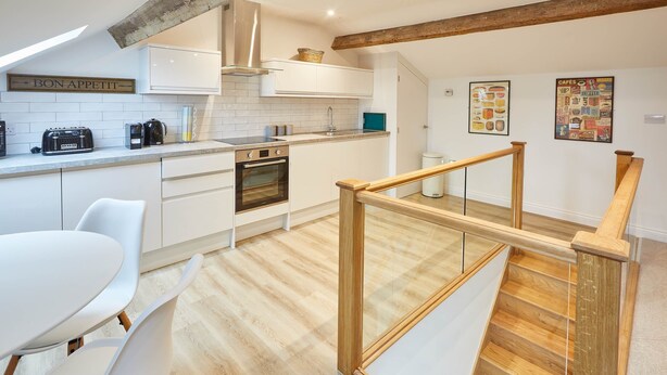 Apartment | Private kitchen - Apartment C Cornerhouse Apartments (Saltburn-by-the-Sea)