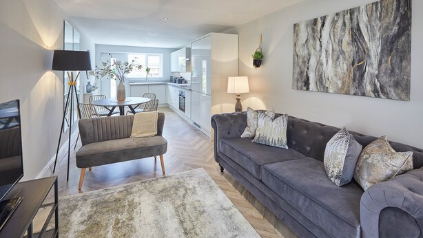 Apartment | Living room - The Madison at Prospect Hill Apartments (Whitby)