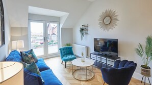Apartment | Living room - The Penthouse at Prospect Apartments (Whitby)