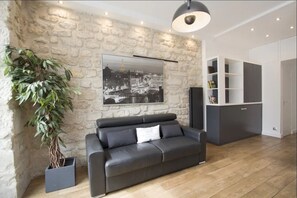 Smart TV, DVD player, books