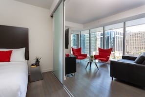 Two Bedroom Suite Balcony | Premium bedding, pillowtop beds, in-room safe, laptop workspace