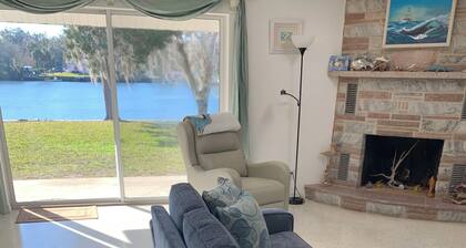 Beautiful Indian Lake with canal leading to Crystal River and the Ocean.