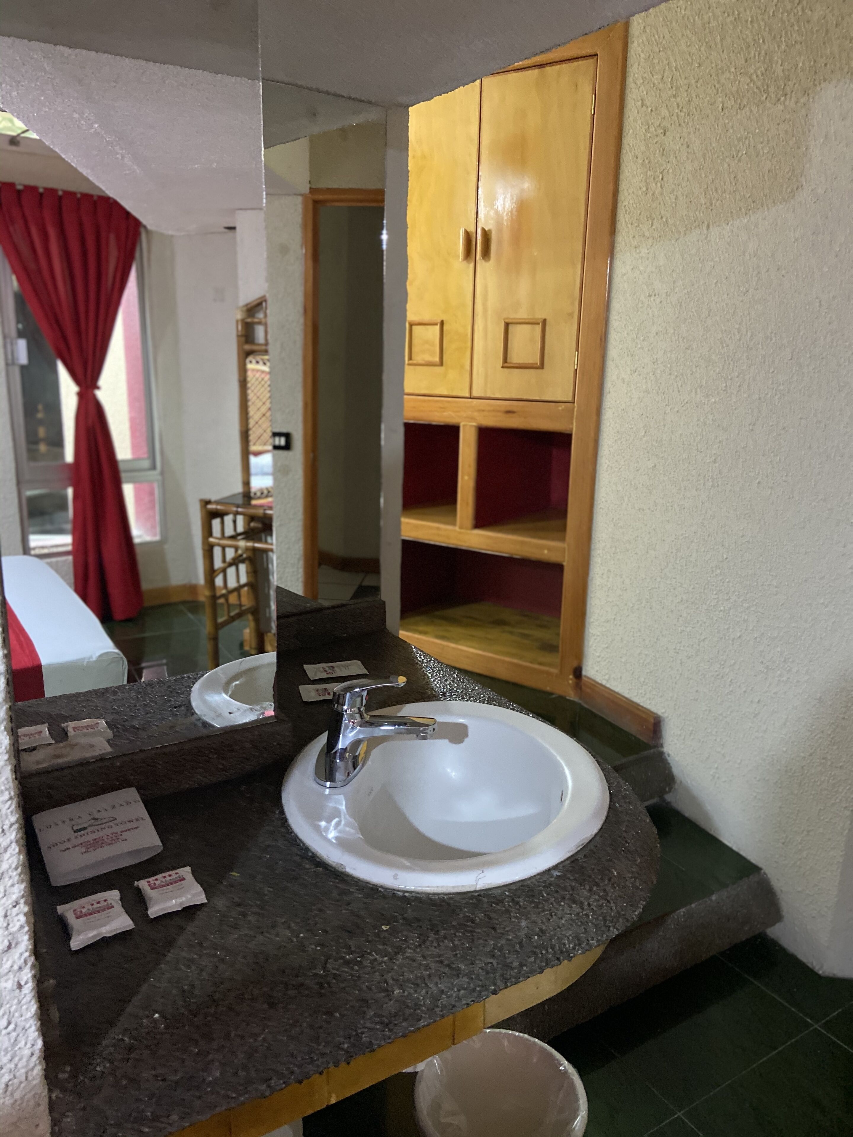 comfort double room single use | bathroom | shower, rainfall showerhead, designer toiletries, towels