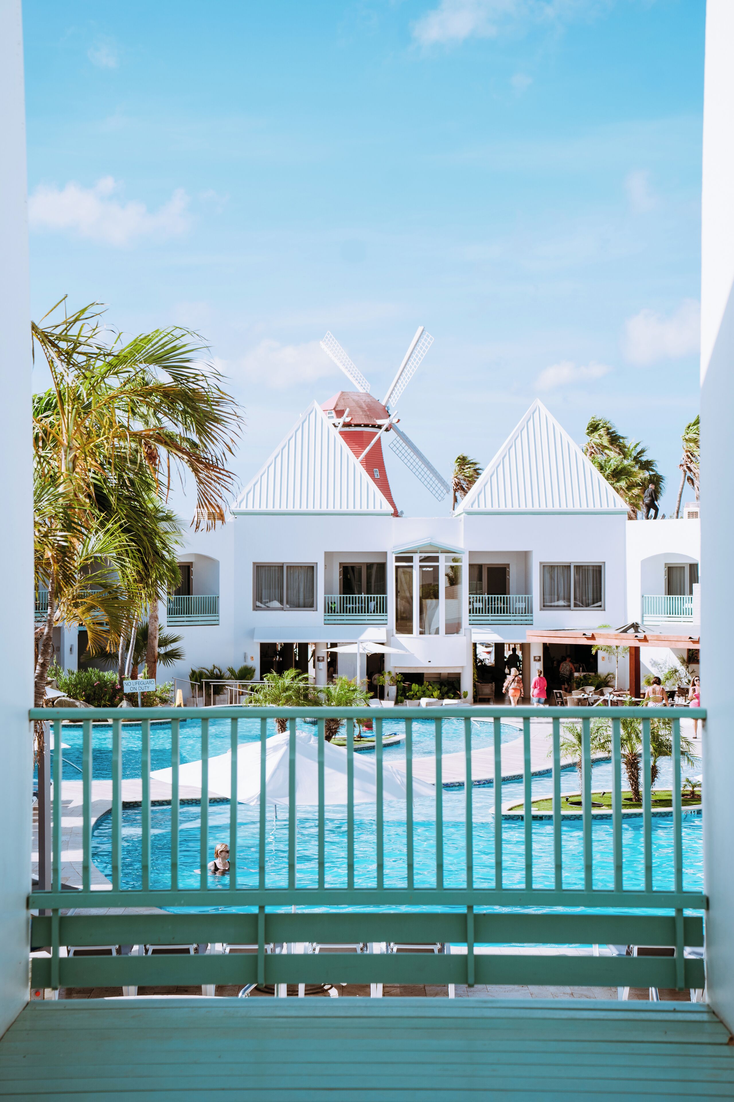 3 outdoor pools, open 9:00 AM to 9:00 PM, free pool cabanas