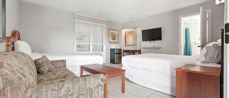 Laptop workspace, iron/ironing board, free WiFi, bed sheets