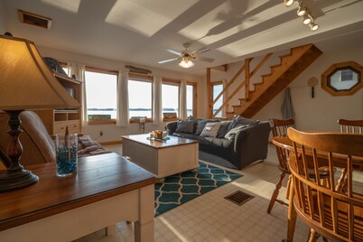 Lake Front Cabin with Amazing Sunsets- Easy Access to the Inland Sea 