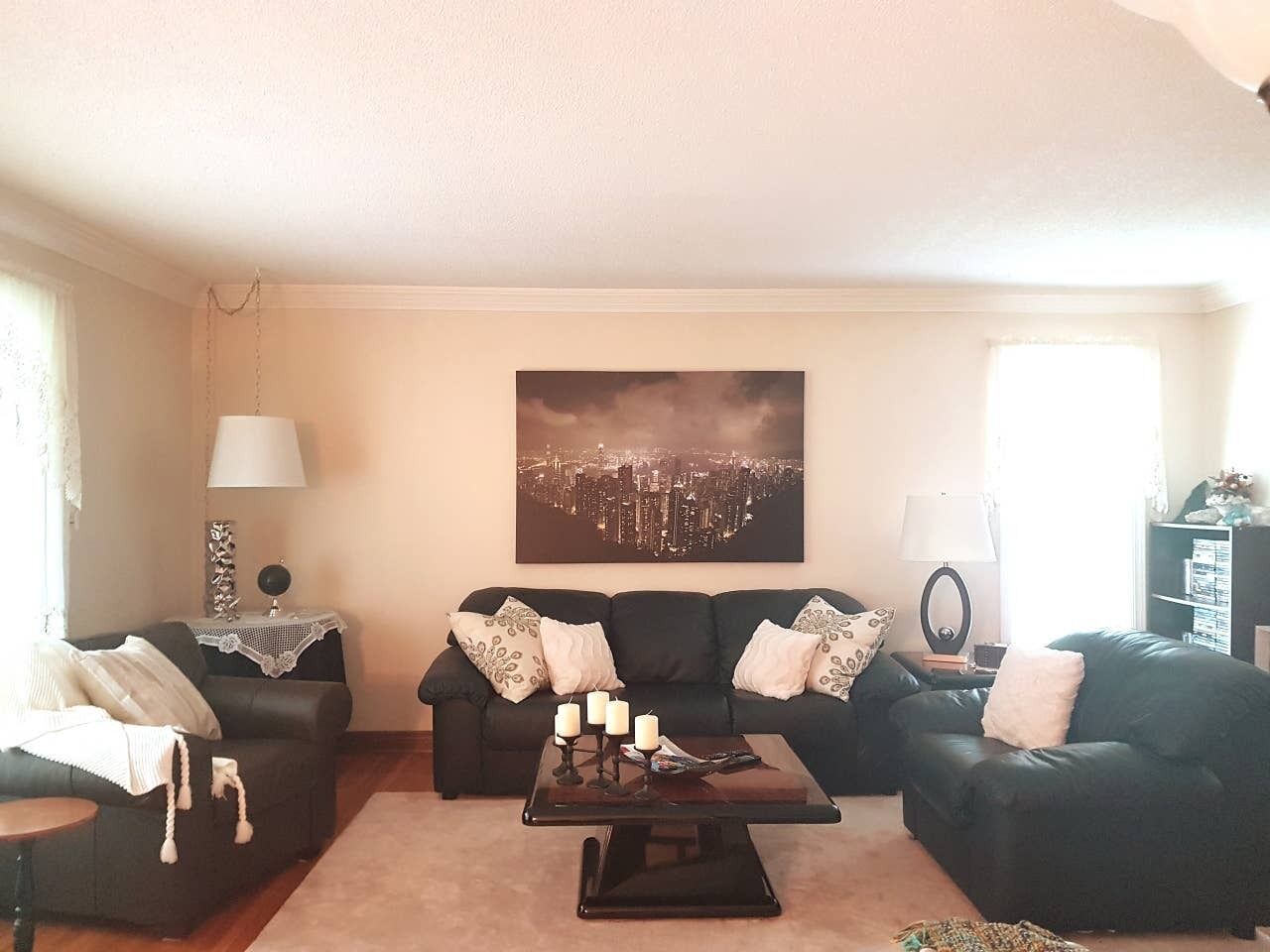 Smart TV, fireplace, DVD player, video library