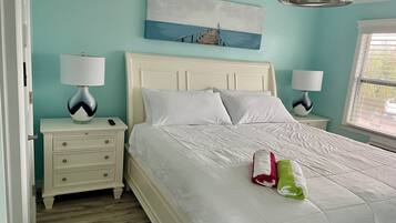 1 bedroom, bed sheets