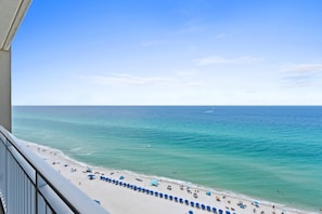 Condo, 2 Bedrooms, Balcony, Ocean View (1736) | View from room - Emerald Beach by Book That Condo (Panama City Beach)