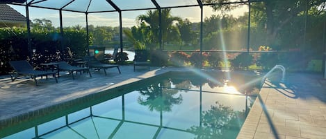 Außenpool, beheizter Pool