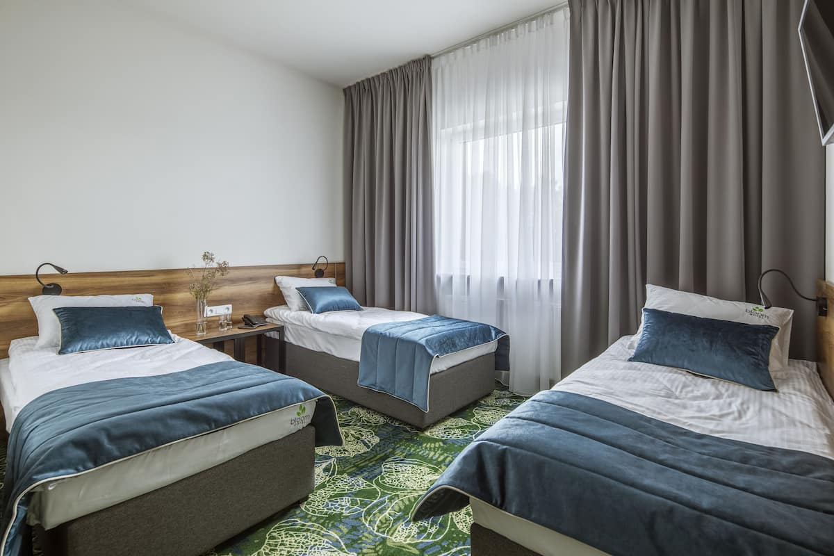 triple room | desk, laptop workspace, soundproofing, free wifi