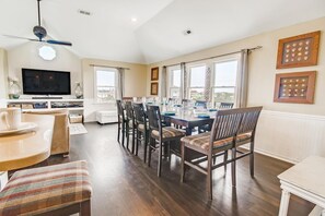 Dining - Soundside Home w/ Private Pool, Hot Tub, Game Room, Cabana, Community Boat Ramp (Salvo)