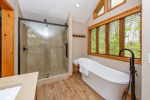 Shower, towels