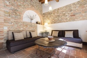 Living area - STALLA DI FEO - country home with garden in the heart of Chianti - 4 persons (Montespertoli)