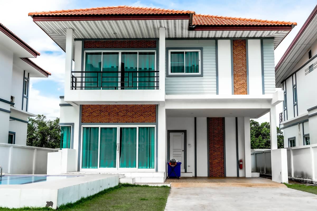 Family House (Entire Pool Villa 4) | 4 bilik tidur, langsir/tirai gelap terus, katil lipat simpan/tambahan