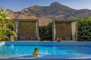 Outdoor pool - Gaia Blue Villa in Kolympia (RHODES)