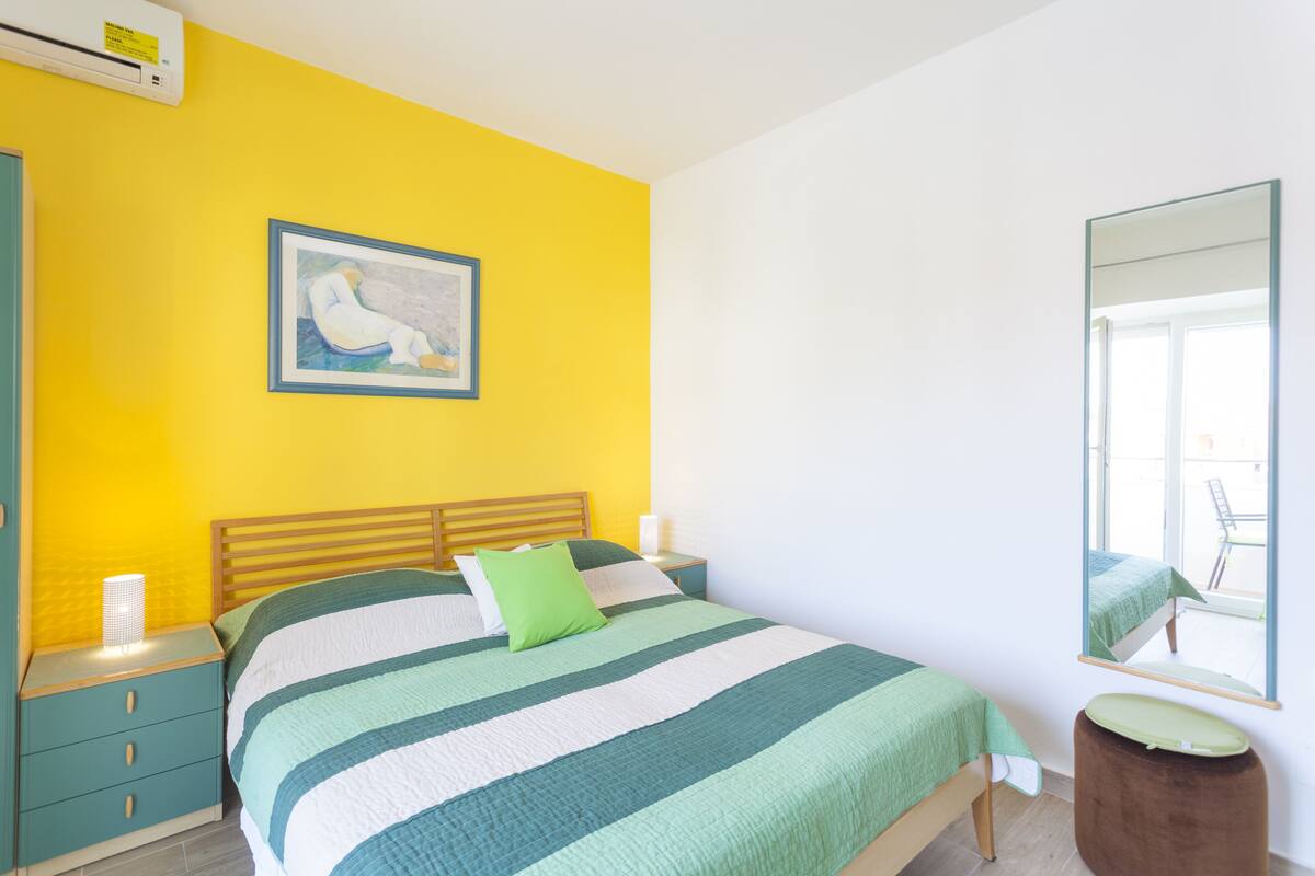 Blackout curtains, iron/ironing board (on request), free WiFi