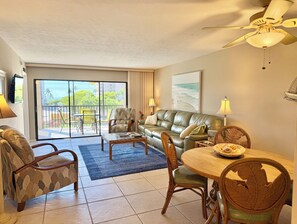 Een televisie, een dvd-speler en boeken