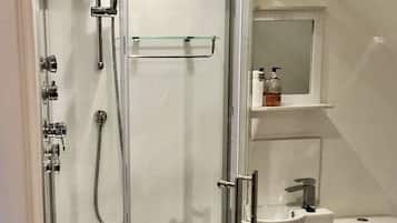 Shower, hair dryer