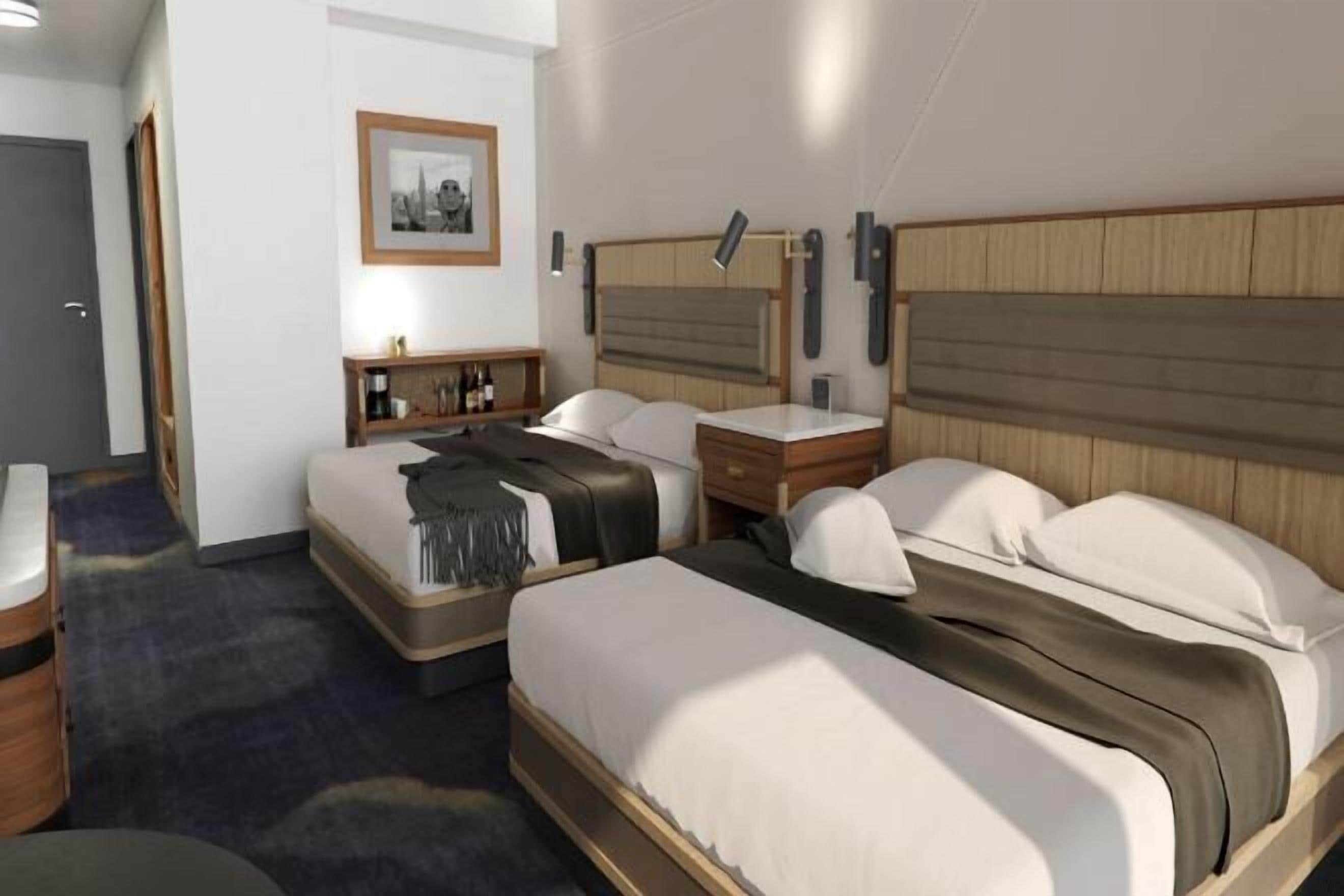 Literie hypoallergénique, surmatelas, coffres-forts dans les chambres