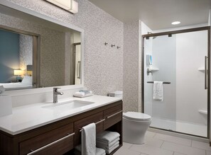 Regadera en el baño