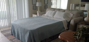 2 bedrooms, desk, iron/ironing board, WiFi