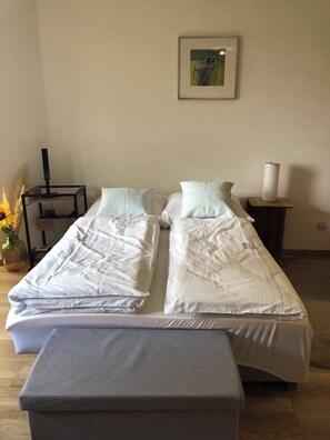 WiFi, bed sheets - ground floor apartment (non-smoking) with terrace in the green Bad Steben (Bad Steben)