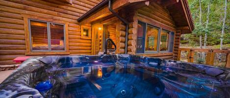 Baignoire à remous extérieure