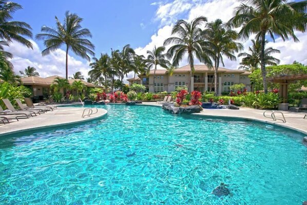 Pool - Townhome in Waikoloa Resort - Close to Pool & BBQ Area! (Waikoloa)