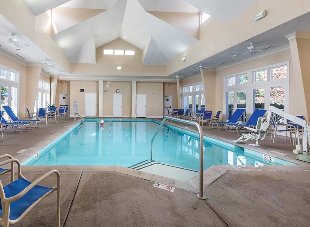 indoor pool, a heated pool