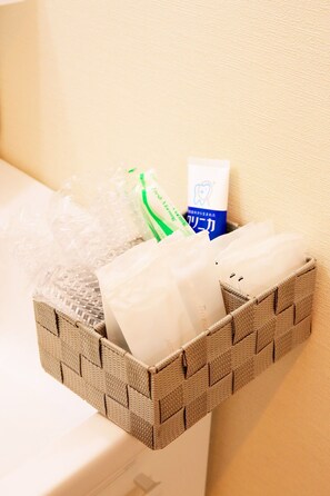 Hair dryer, towels