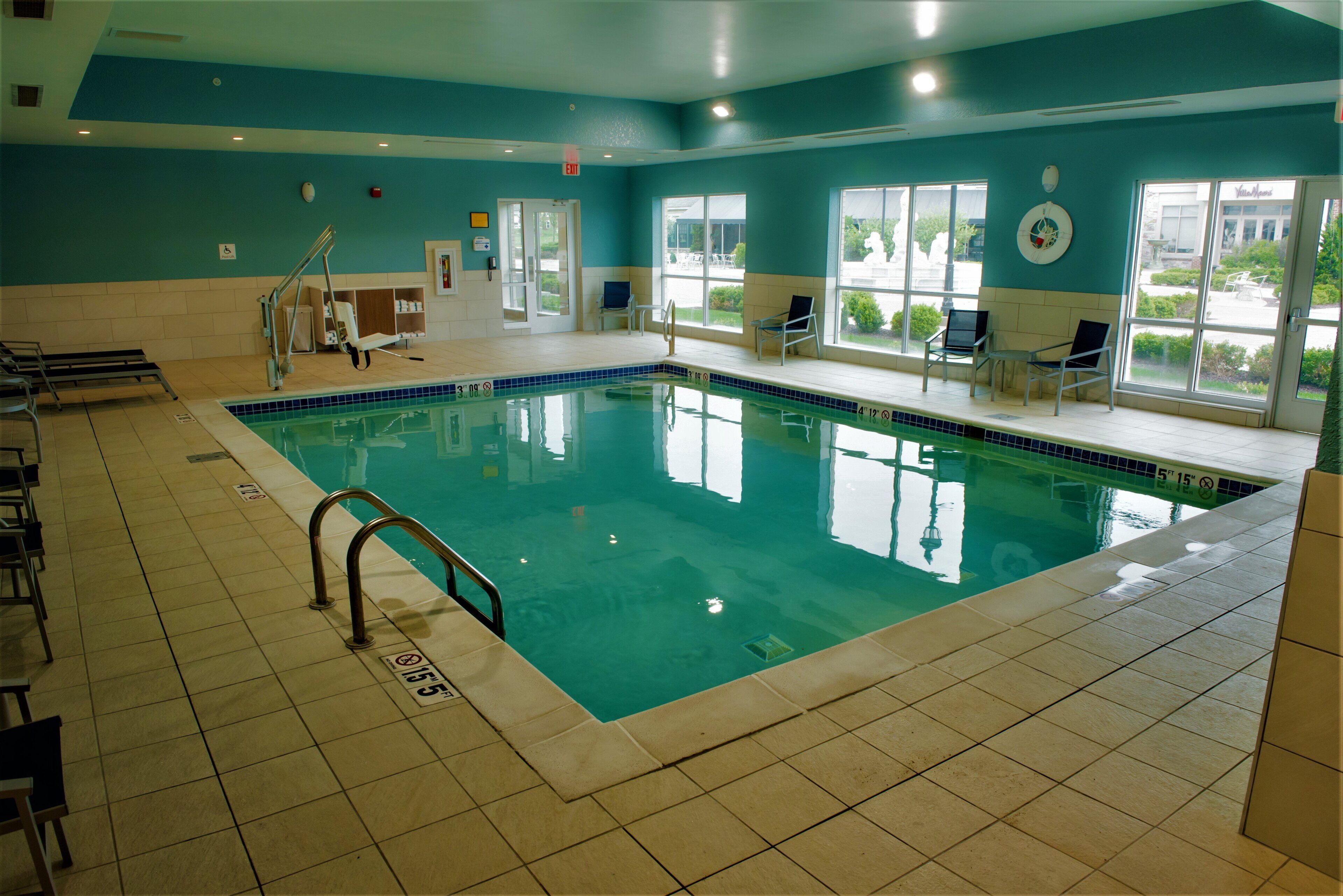 Una piscina techada