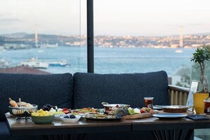 Blick von der Unterkunft