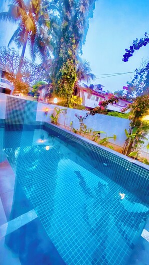 Pool - Spacious 4-bedroom house in charming Goa with AC, WiFi (goa)