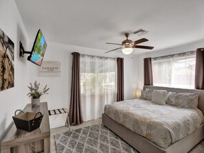 3 chambres, bureau, fer et planche à repasser, Wi-Fi gratuit