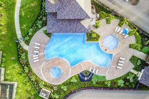Pool - Upscale coursefront condo with partial AC, shared outdoor pool - close to beach (Poipu)